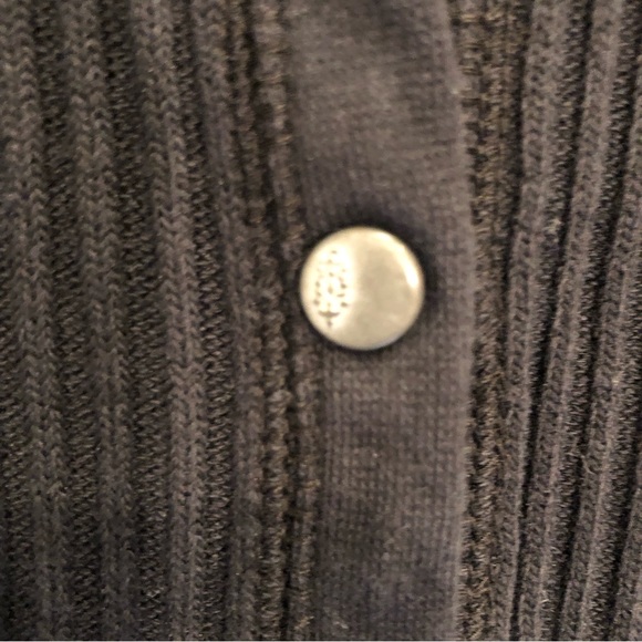 Free People Movement Ribbed snap front fitted top - Picture 4 of 8